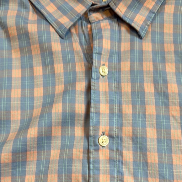 Faherty Movement Shirt Bay Reef Check XL - Picture 3 of 5
